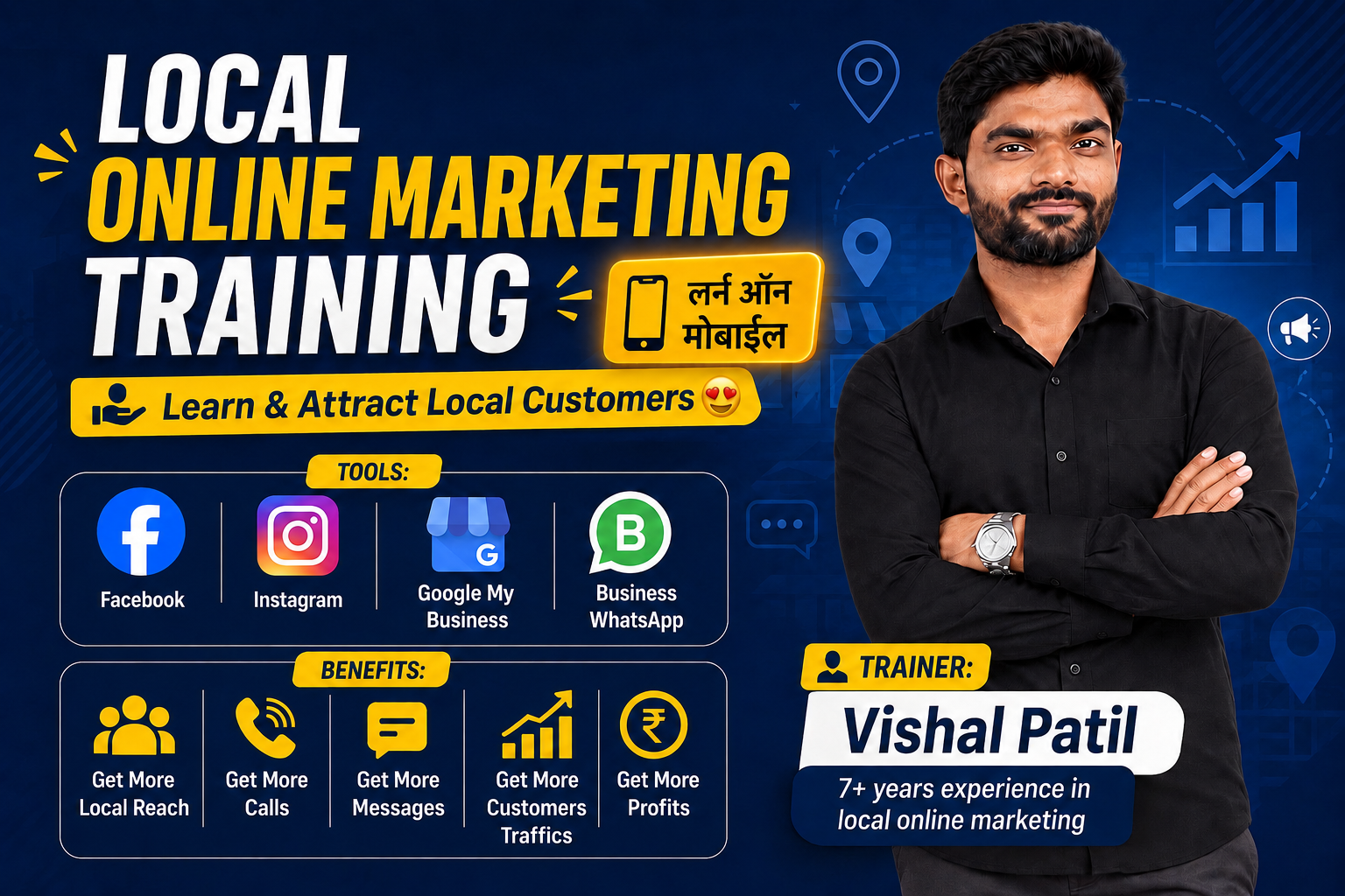 Local Online Marketing Training 🙋‍♂️Learn & Attract Local Customers😍
